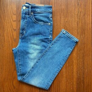High-Rise Skinny REVTOWN Blue Jeans 27 Ankle